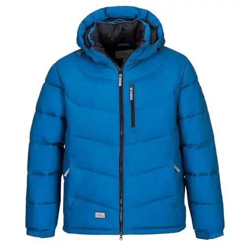 Produktbild: Blue Wave Herren Steppjacke Jesper - Jacke gesteppt mit abhnehmbarer Kapuze in Royalblau Größe L