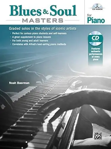 Produktbild: Blues & Soul Masters for Piano: Graded Solos in the Styles of Iconic Artists (incl. CD)