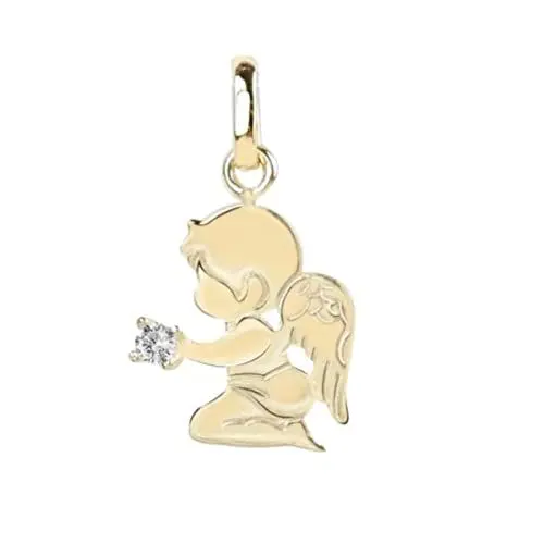 Produktbild: BLUESPIRIT Mädchenanhänger, B-SACRI Kollektion, aus Gelbgold 375, Kristalle - P.768406000500