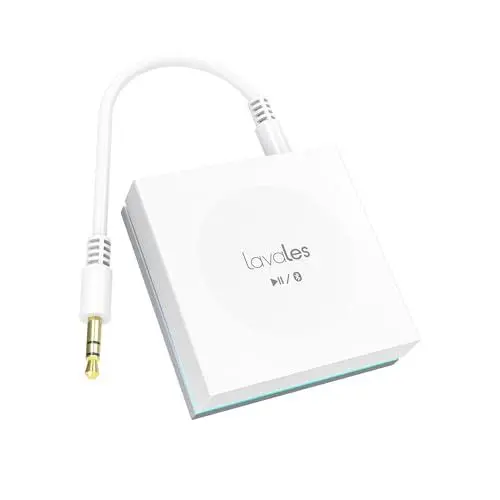 Produktbild: Bluetooth 5.3 Sender und Empfänger, Bluetooth Audio Splitter 2 kopfhörer, aptX Low Latency, 30H Spielzeit, Bluetooth Transmitter Receiver 3,5mm Klinke AUX für TV, Flugzeug, Stereoanlage, Auto