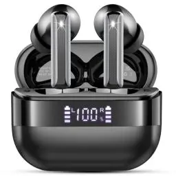 Produktbild: Bluetooth 5.4 Kopfhörer, 2024 Neue Kopfhörer Kabellos In Ear Kopfhörer mit ENC Noise Cancelling Mic, 48H Kabellose Kopfhörer Deep Bass IP7 Wasserdicht Wireless Earbuds, Bluetooth Ohrhörer LED Anzeige