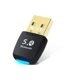 Produktbild: Bluetooth Adapter PC - 5.4 Bluetooth Dongle, Bluetooth Dongle USB, Bluetooth Stick, Low Latency, Plug & Play, mit Windows 7/10/8.1/11, für Desktop, Laptop, Headset, Tastatur, Maus