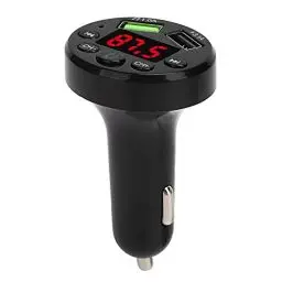 Produktbild: ciciglow Bluetooth FM Transmitter, E6 Auto MP3-Player Bluetooth V5.0 Autoradio Audio Adapter FM Transmitter Dual USB Schnellladegerät Auto Musik Player FM Modulator