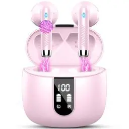 Produktbild: Bluetooth Kopfhörer, In Ear Kopfhörer Kabellos Bluetooth 5.3 Kabellose Kopfhörer mit 4 Mic, 2023 Neue ENC Noise Cancelling Wireless Earbuds 48H Tiefer Bass, IP7 Wasserdicht Ohrhörer LED-Anzeige