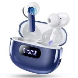 Produktbild: Kopfhörer Kabellos Bluetooth, In Ear Kopfhörer Bluetooth 5.3 mit 4 ENC Noise Cancelling Mic, 2025 Neue Kopfhörer Kabellos LED Anzeige, 48Std Earbuds, HiFi Stereo IP7 Wasserdicht Ohrhörer für Arbeit