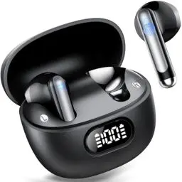 Produktbild: Bluetooth Kopfhörer, In Ear Kopfhörer Kabellos Bluetooth 5.3 mit 50H Tiefer Bass, Kabellose Kopfhörer Noise Cancelling Earbuds mit 4 ENC Mic, IPX7 Wasserdicht Ohrhörer.