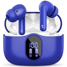 Produktbild: Bluetooth 5.3 Kopfhörer, kabellos, mit 4 ENC, Geräuschunterdrückung, Mikrofon, Bluetooth-Kopfhörer, HiFi-Stereo-Sound, 36 Stunden Wiedergabezeit, IP7 wasserdicht, LED-Display, Touch-Steuerung