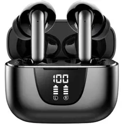 Produktbild: Bluetooth Kopfhörer, Kopfhörer Kabellos Bluetooth 5.3 In Ear Kopfhörer mit 4 ENC Mikrofon, 2023 Neue Kabellose Kopfhörer Noise Cancelling Earbuds mit 56H Deep Bass, USB-C, IP7 Wasserdicht Ohrhörer1