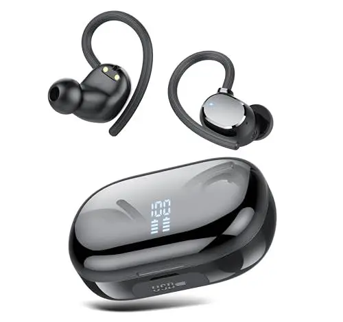 Produktbild: Bluetooth Kopfhörer, Kopfhörer Kabellos Bluetooth 5.3 In Ear Kopfhörer mit 4 ENC Noise Cancelling Mic, 2025 Kabellose Kopfhörer 128Std Spielzeit LED-Anzeige, IPX7 Wasserdichte Ohrhörer Touch Control