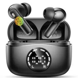 Produktbild: Bluetooth Kopfhörer, Kopfhörer Kabellos Bluetooth 5.4 In Ear Kopfhörer mit 4 ENC Noise Cancelling Mikrofon Earbuds, 48H Spielzeit, IP7 Wasserdicht Bluetooth Ohrhörer für Yoga/Reisen/Arbeit 2024 Neu