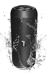 Produktbild: Bluetooth Lautsprecher 30W, Lautsprecher mit Radio FM Musikbox, Bluetooth Box, mit 360° HD Stereo Lautsprecher Sound, Bis zu 30H Stunden Kabellos Musik Abspielen-Unterstützung AUX, TF (Schwarz)