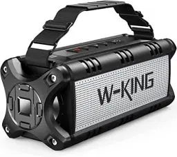 Produktbild: W-KING Bluetooth Lautsprecher Groß 90W Peak, Musikbox Bluetooth, 50W Deep Bass, Portable Party Loud Lautsprecher Boxen, IPX6 Wasserdicht, Boombox Outdoor Lautsprecher, 40H, EQ, Powerbank, AUX, TF,NFC