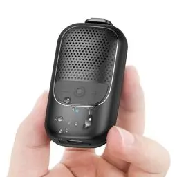 Produktbild: Bluetooth Lautsprecher, Clip-on 5.3 Bluetooth Lautsprecher Klein mit Mic, Tiefbass, IP67 Wasserdicht Mini Lautsprecher, 24Hrs Akkulaufzeit Speaker, Tragbares Geschenk zum Wandern, Duschen, Schwarz