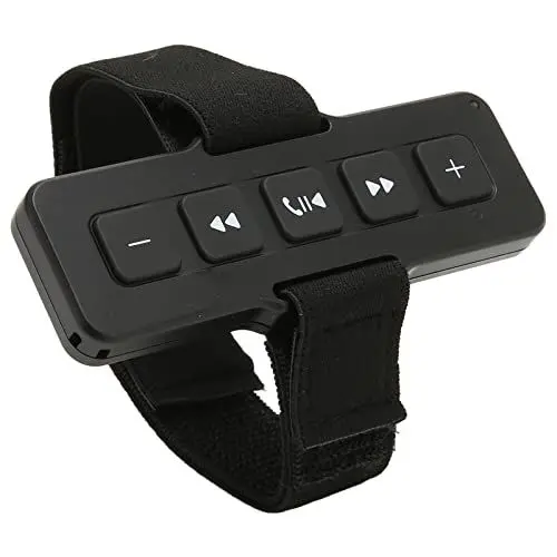 Produktbild: Bluetooth5.0 Auto Bluetooth Controller Bluetooth Media Button für und Android Telefone, Große Tasten, IPX4 Wasserdicht, Siri Assistent, Anrufe Entgegennehmen, Musik