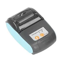 Produktbild: Bluetooth-Belegdrucker, Tragbarer 58-mm-Mini-Thermo-Pos-Drucker, Mobiler Kabelloser Thermodrucker für Restaurantverkäufe, Einzelhandel, Kompatibel mit Android (Mit Aufbewahrungstasche)