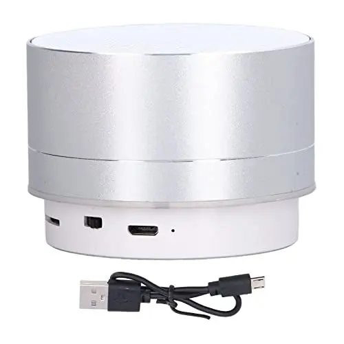 Produktbild: FTVOGUE Tragbarer -Lautsprecher aus Aluminiumlegierung, High-Definition-Stereo, Multifunktionaler Mini-Lautsprecher mit Freisprecheinrichtung, Unterstützt U-Disk, SD-Karte