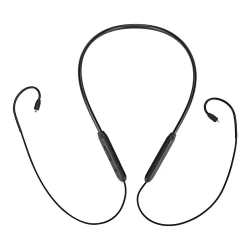 Produktbild: Bluetooth-Kopfhörer-MMCX-Adapterkabel, Verbessertes Kabelloses BT-MMCX-Verlängerungskabel mit Mikrofon und Controller, für IE300 IE600 IE900
