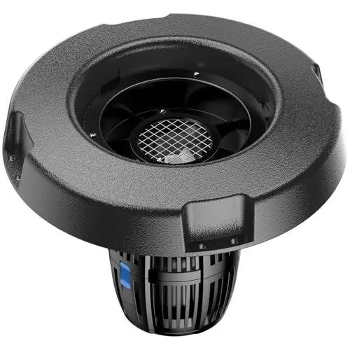Produktbild: BluGarda BluFountain - Elektrischer Schwimmender Teichspringbrunnen für Gartenteiche - Belüftung & Teichbelüfter - Wasserfontäne 3m Breit, 1m Hoch - Strömungspumpe, Fontäne - Schwarz - 20.000 L/h