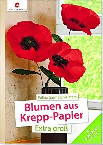 Produktbild: Blumen aus Krepp-Papier: Extra groß