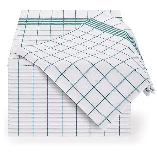 Produktbild: Blumtal Premium Geschirrtücher 10er Set 50x70cm - Küchentücher Baumwolle - Oeko-TEX zertifiziertes Küchentuch - Geschirrhandtücher Baumwolle - waschbar bis 95°C - Küchen Handtücher Set - Küchentuch