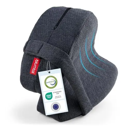 Produktbild: Blumtal Kniekissen für Seitenschläfer aus Memory Foam - OEKO-TEX zertifiziertes Beinkissen für Seitenschläfer - orthopädisches Ischias Kissen - Kniekissen zum Schlafen/Kniekissen schlafen - Hüftkissen
