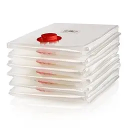 Produktbild: Blumtal Vakuum-Kompressionsbeutel Jumbo - Vakuumbeutel für Kleidung – vacuum bags – Vakuumbeutel für Kleidung Staubsauger – Vakuumbeutel groß - Vakuumierbeutel Kleidung im 6er Set (100x80cm)
