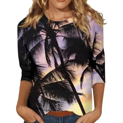 Produktbild: Bluse Kurzarm Damen Shirt Damen Elegant Grünes Tshirt Damen Blusentops Damen Shirt Damen 3/4 Arm Kapuzenpullover Damen Sommer Freizeitoberteile für Kinder Tshirt Damen Elegant Schwarz 4XL