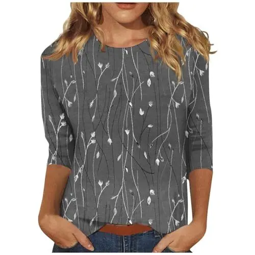 Produktbild: Daily Deals of The Day Prime Today Only Blusenshirt Damen Damenblusen Blusen Damen T Shirt Bedrucken Shirt Damen Elegant Bluse Kurzarm Damen Bluse Weiss Damen Tshirt Damen Elegant Tunika