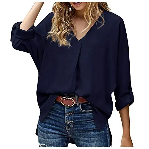 Produktbild: blusentops Damen elegant schwarz Gold Damen Hemden kariert Sommer t-Shirt weiß Damen longarm v-Ausschnitt Baumwolle Damen Bluse Weiss v-Ausschnitt mit Spitze elegant Kurzarm