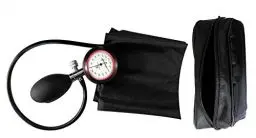 Produktbild: Blutdruckmessgerät Oberarm 1-Schlauch 1 Stück Blutdruckmesser KI Klettmanschette/Etui Marke Tiga-Med Gold 1 Blutdruckmessgeräte