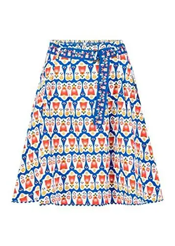 Produktbild: Blutsgeschwister Damen Rock Tellerrock, Farbe:Blau, Größe:XS