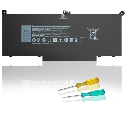 Produktbild: BND F3YGT Latitude 7480 Akku 7490 für Dell Latitude 12 7000 7280 7290 13 7000 7380 7390 14 7000 7480 7490 Serie P28S001 P29S002 P7 3G P73 G002 Series DM3WC DM6WC KG7VF 451-BBYE 453-BBCF 2X39G