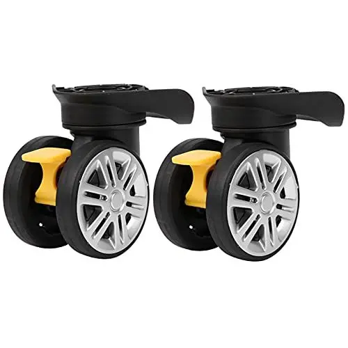 Produktbild: Bnineteenteam Gepäck-Koffer-Räder, Brake Mute Double Row Wheel Koffer-Gepäck-Ersatz, Universal-Rad-Outdoor-Zubehör