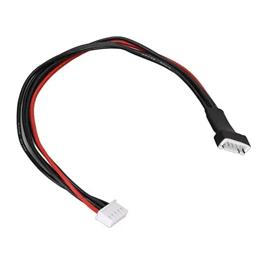 Produktbild: Bnineteenteam Lipo Balance Kabel, 4S Lipo Balance Kabel Professional 1 Rot 4 Schwarz Lipo Ladestrom Verl?ngerungskabel Aircraft Model Parts f¨¹r RC Modell Lipo Akku Model Toy