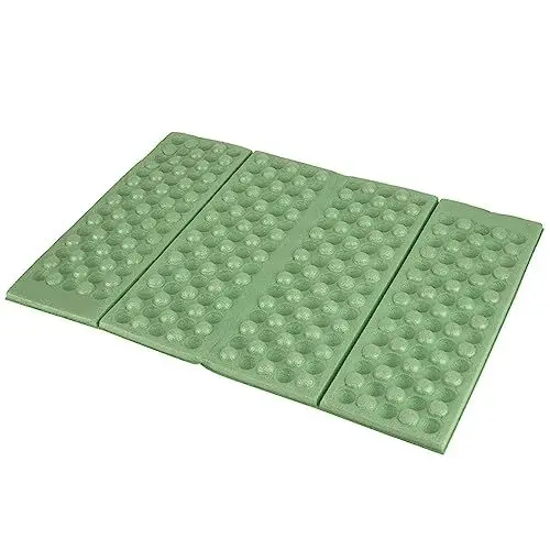 Produktbild: Outdoor-Gartenkissen-Sitzpolster, Camping, Tragbare Klappmatte, Wärmekissen, Massagematte für Outdoor-Aktivitäten (Grün Schwarz)