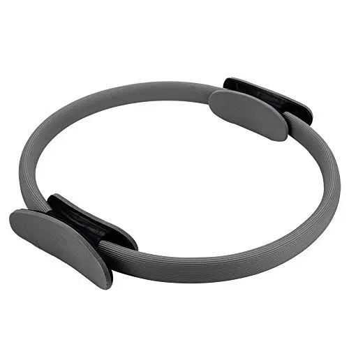 Produktbild: Bnineteenteam Pilates Ring, 4 Farben, Fitness Magic Circle Für Fitnesstraining, Ganzkörpertraining, Muskelaufbau der Oberschenkel, Sculpting, Verbesserung der Kernkraft(Schwarz) Yoga-Zubehör