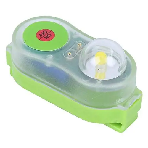 Produktbild: Bnineteenteam Schwimmwesten-Lichtlampe, Schwimmwesten-Blitzlicht für Überbord-Überlebensweste, LED-Meerwasser-Selbstbeleuchtung, Lebensrettende Taschenlampe, Auffällige Attract-Lichtlampe(Cyan)