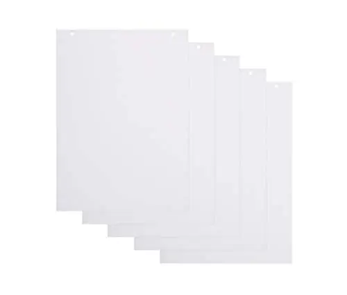 Produktbild: BoardsPlus Karierte Flipchart-Papierblöcke - 5er-Pack A1-Flipchartblöcke, 60 g/m² Papier, 20 Blätter pro Block, BPP010203
