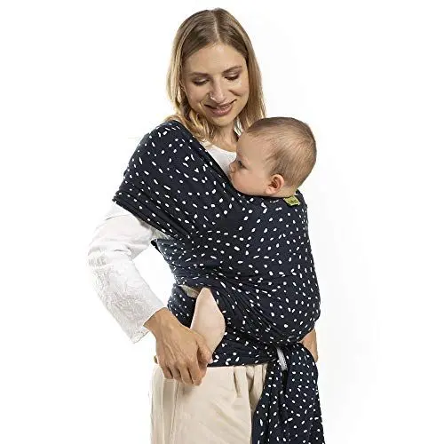 Produktbild: Boba Baby Wrap, das elastische Tragetuch aus weichem Sommersweat, sehr einfach zu binden, ideal für Neugeborene und Kleinkinder bis 16 kg