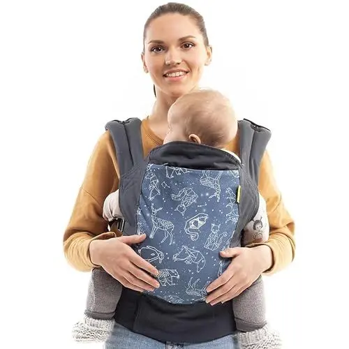 Produktbild: Boba Babytrage Classic Carrier, Constellation - Babytragetasche im Rucksack Stil – Tragen Sie Ihr Kind auf dem Bauch wie auch auf dem Rücken, für Babies ab 3kg bis zu Kleinkindern bis 20kg