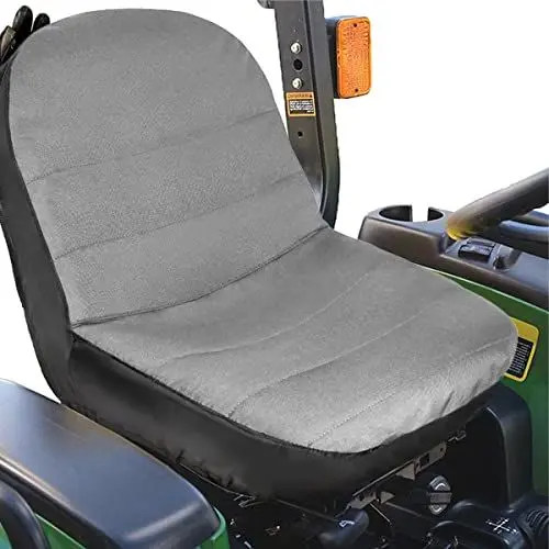Produktbild: BOBASH Sitzbezug Lawn 600D Oxford-Stoff, wasserdicht, Traktor, Universalgröße, komfortabel, Rasenmäherbohrer, mit Tasche für eine Sitzhöhe von 12,5 bis 14 Zoll ohne Nackenstütze