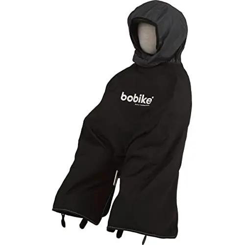 Produktbild: Bobike Unisex – Erwachsene Mini Poncho, Schwarz, 102 x 75 mm