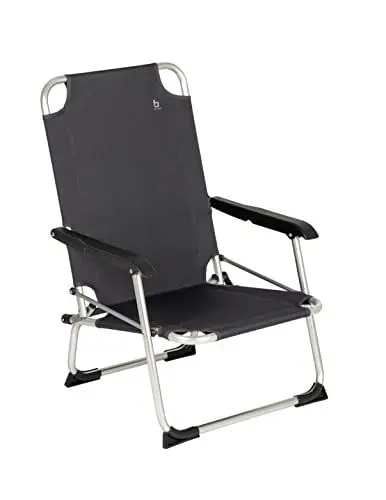 Produktbild: Bo-Camp Alu Strand Stuhl Copa Rio Klappstuhl Camping Angel Garten Sessel Niedrig schwarz