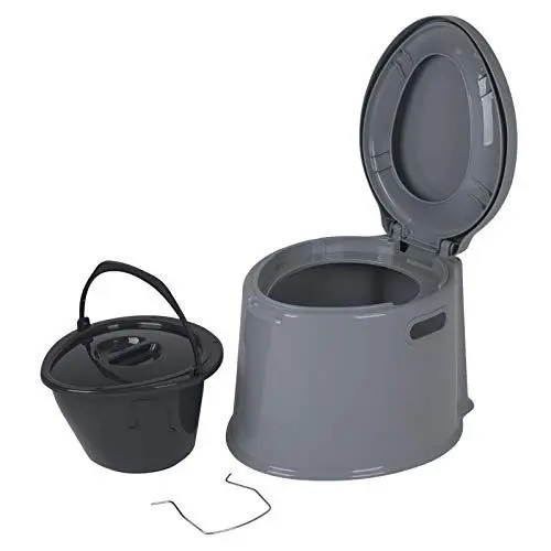 Produktbild: Bo-Camp Campingtoilette Kompost Eimer Toilette Reise Camping WC Mobil BAU Klo