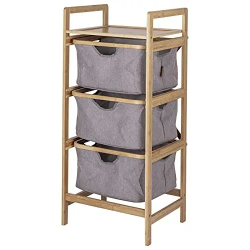 Produktbild: Bo-Camp Falt Schrank Selsdon Camping Kleider Regal Schubladen Möbel Bambus Holz