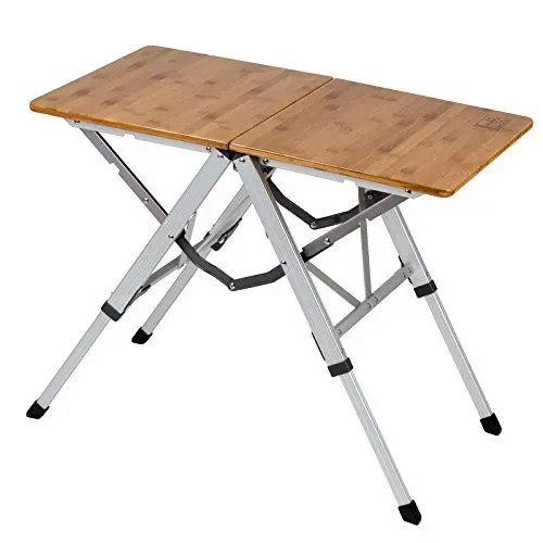 Produktbild: Bo-Camp Urban Outdoor 1404660 Campingtisch Richmond Klapptisch Garten Tisch Falttisch Klappbar Alu Bambus