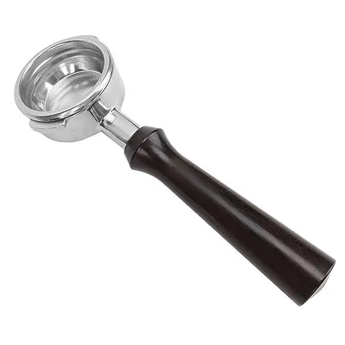 Produktbild: Bodenloser Siebträger aus Edelstahl, 58 Mm, für NOWWA-Kaffeemaschine (F Sandelholz)