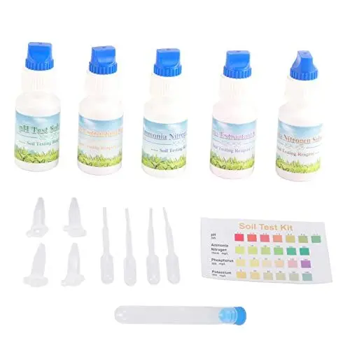 Produktbild: Bodentest Flüssige Lösung PH Stickstoff Kalium Landwirtschaft Gartenbau Test Kit Universal Design