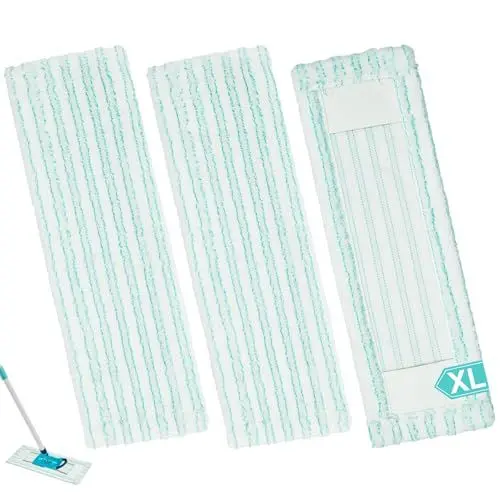 Produktbild: Bodenwischer Ersatzbezug, Wischmopp Bezug Kompatibel Mit Profi XL Micro Duo 50CM Wischmopp Wischbezüge Ersatz Mikrofaser Ersatzbezug für alle Böden 3 Stück