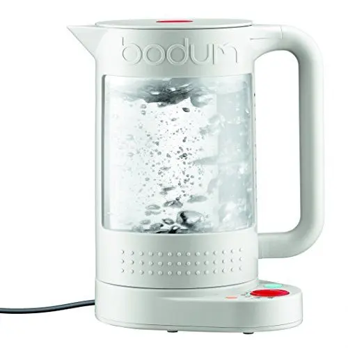 Produktbild: Bodum 11659-913EURO Bistro Elektrischer kocher, doppelwandig mit Temperaturregelung Kunststoff 19.5 x 23 x 26.5 cm, weiß